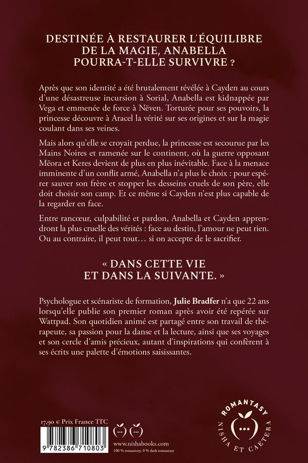 Quatrième de couverture de « D'or et de ruines »