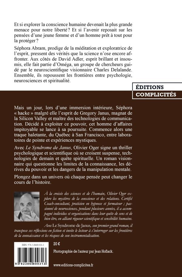 Quatrième de couverture de « Le syndrome de Janus »