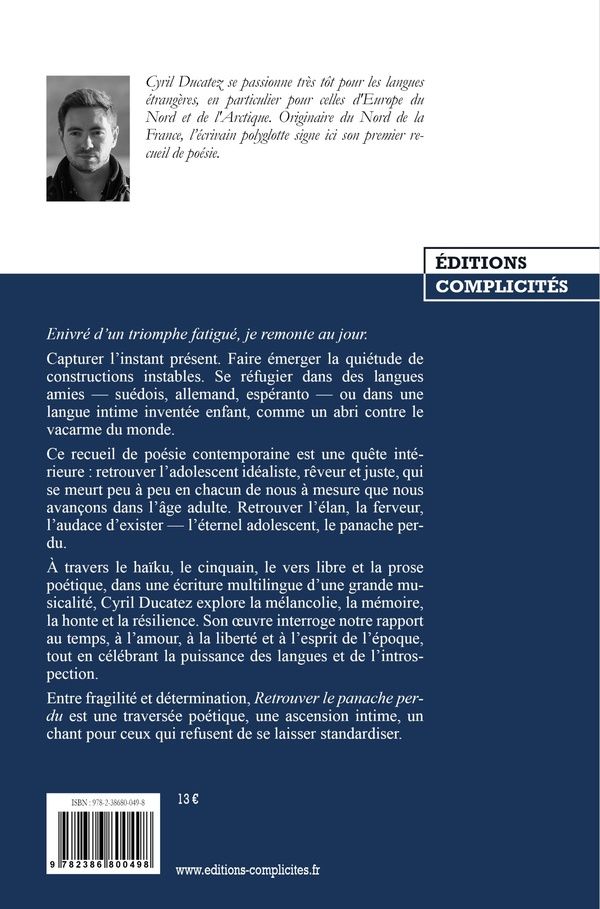 Quatrième de couverture de « Retrouver le panache perdu »