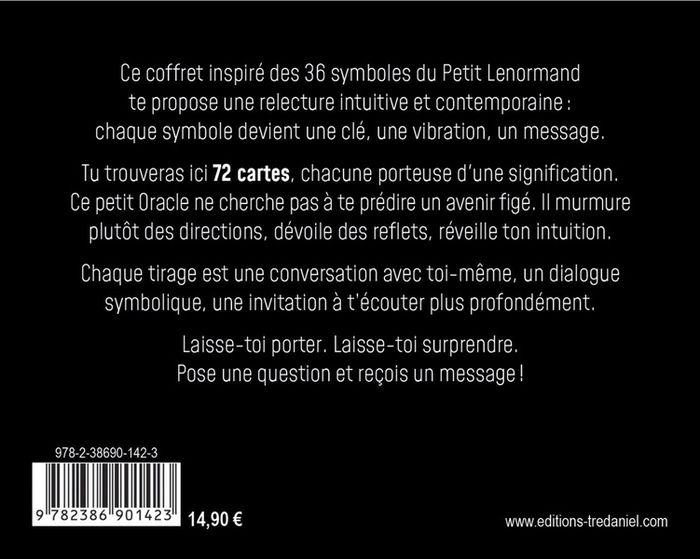 Quatrième de couverture de « LE PETIT ORACLE DE MADEMOISELLE LENORMAND »