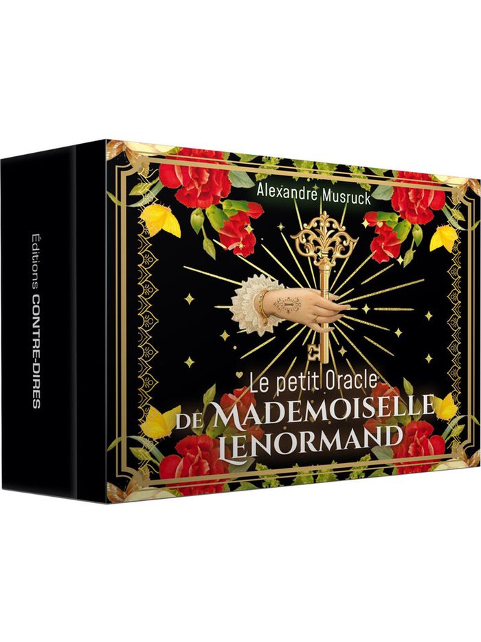 Couverture du livre « LE PETIT ORACLE DE MADEMOISELLE LENORMAND », librairie Les Contes Infusés à Corte