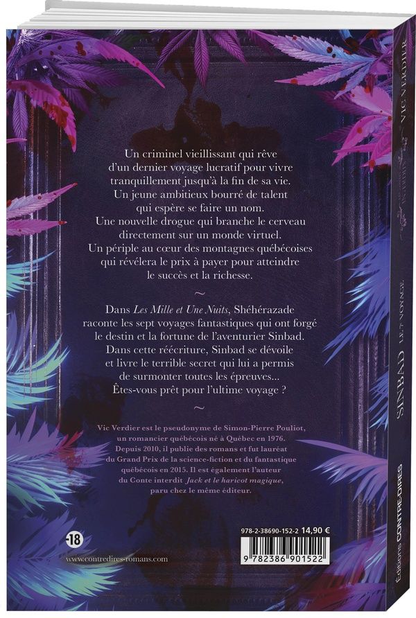 Quatrième de couverture de « SINBAD - LE SEPTIEME VOYAGE »