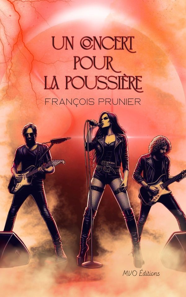 Couverture du livre « Un concert pour la poussière » de François Prunier, librairie Les Contes Infusés à Corte