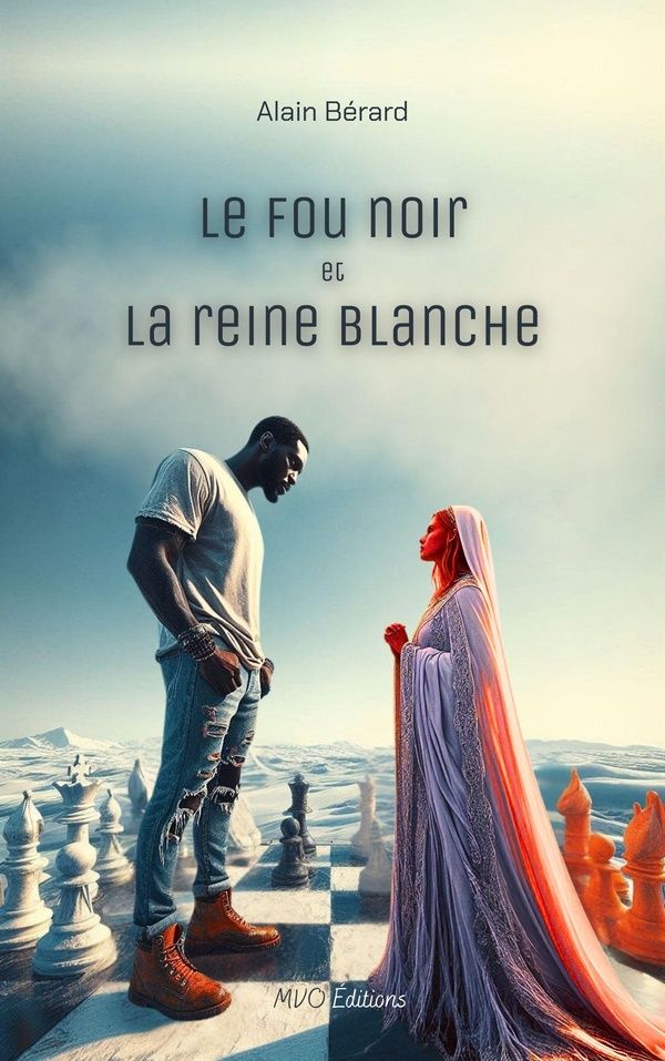 Couverture du livre « Le fou noir et la reine blanche », librairie Les Contes Infusés à Corte