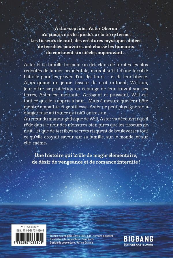 Quatrième de couverture de « Tisseur de nuit : Nightweaver »