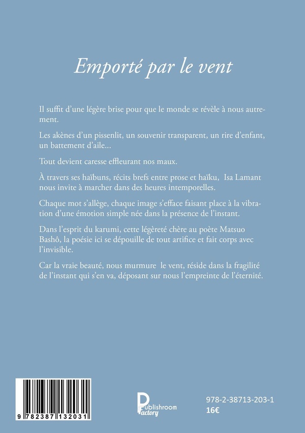 Quatrième de couverture de « Emporté par le vent : Karumi »
