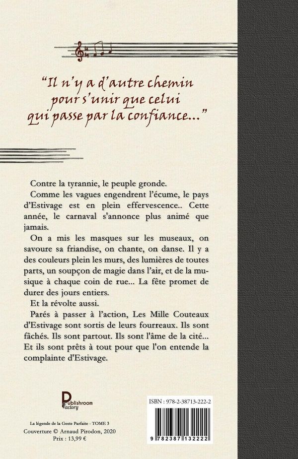 Quatrième de couverture de « Choeur de crocs »
