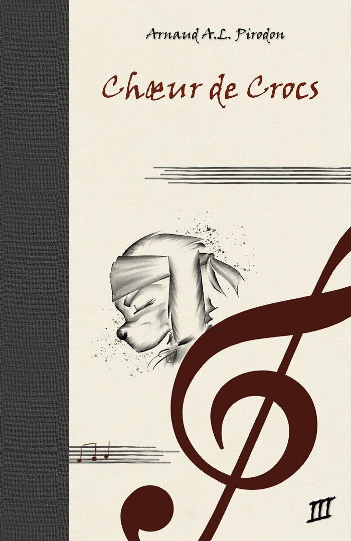 Couverture du livre « Choeur de crocs » de Arnaud A. L. Pirodon, librairie Les Contes Infusés à Corte