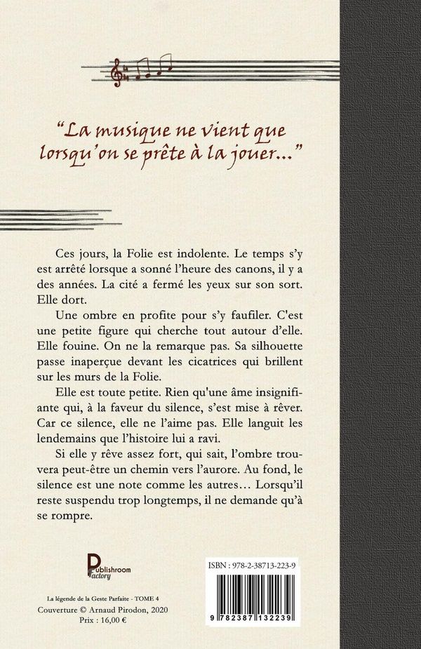 Quatrième de couverture de « L'écho des hurlements »