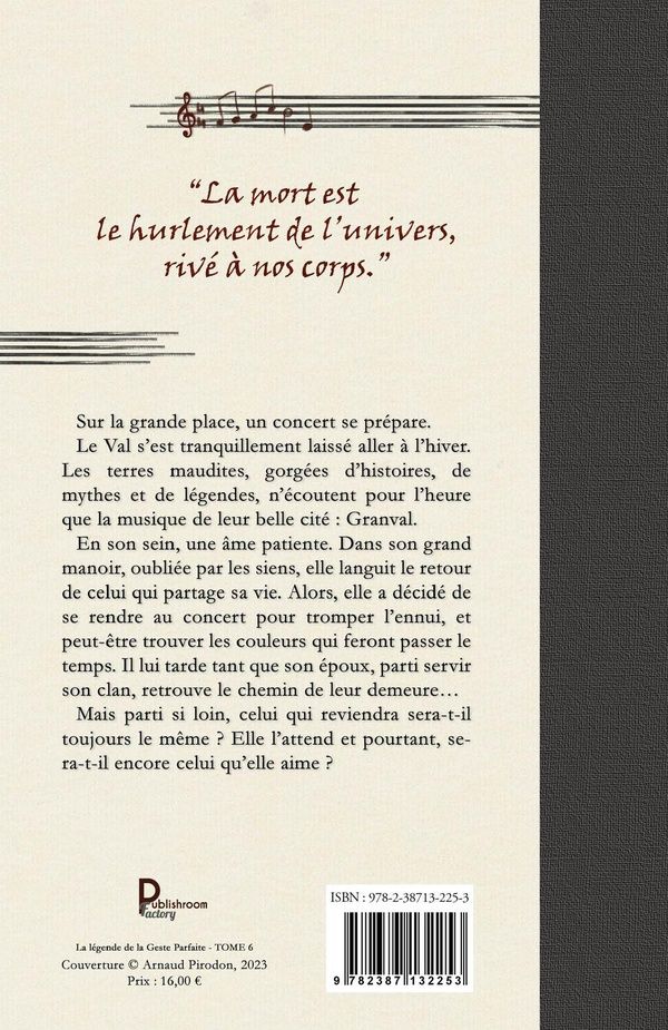 Quatrième de couverture de « Au grincement de la harde »
