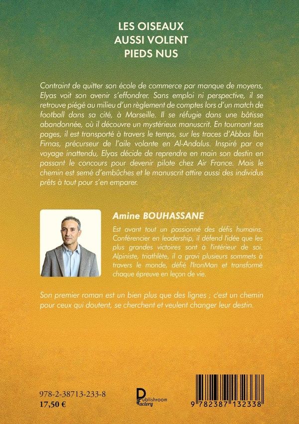 Quatrième de couverture de « Les oiseaux aussi volent pieds nus »