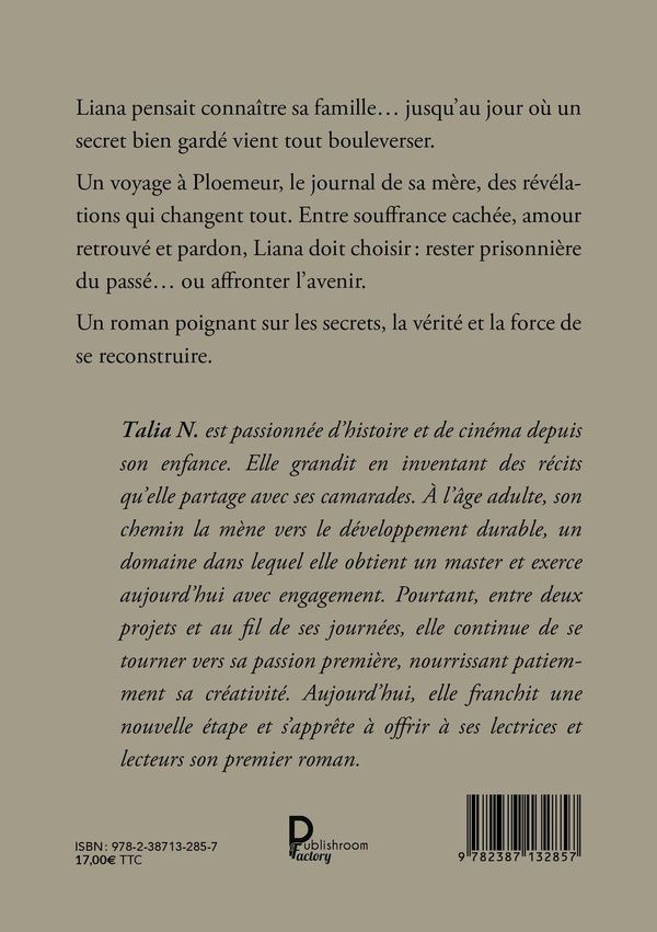 Quatrième de couverture de « Ma mère, cette inconnue »