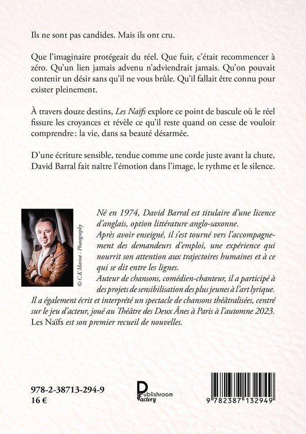 Quatrième de couverture de « Les naïfs : nouvelles »