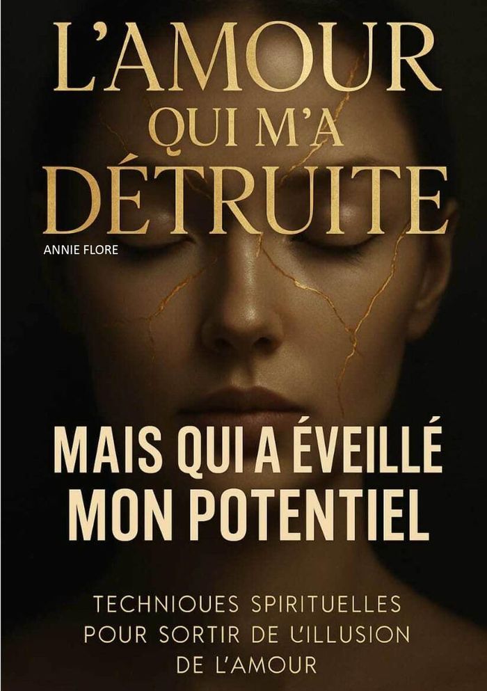 Couverture du livre « L'amour qui m'a détruite mais qui a éveillé mon potentiel : techniques spirituelles pour sortir de l'illusion de l'amour » de Annie Flore, librairie Les Contes Infusés à Corte
