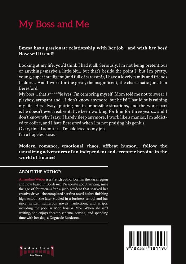 Quatrième de couverture de « MY BOSS AND ME - AN OFFBEAT LOVE STORY »