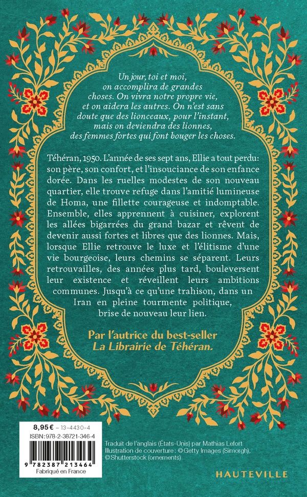 Quatrième de couverture de « LES LIONNES PERSANES »