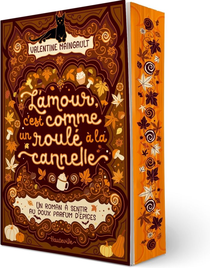Couverture : L'AMOUR, C'EST COMME UN ROULE A LA CANNELLE - (31 CHAPITRES POUR (NE PAS) TOMBER AMOUREUX AVANT HALL