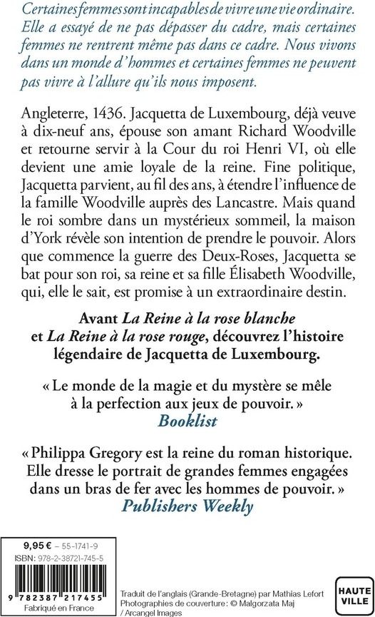 Quatrième de couverture de « La dame des rivières »