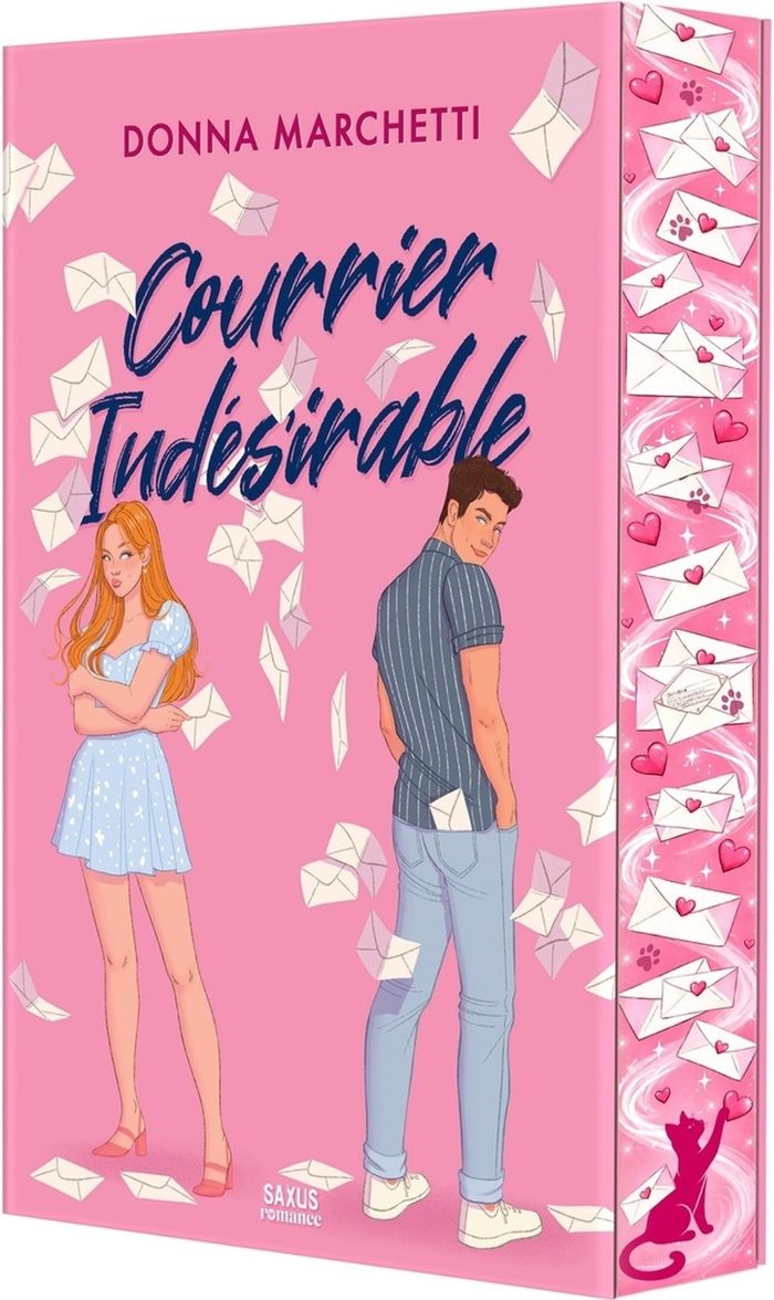 Couverture du livre « COURRIER INDESIRABLE (BROCHE) » de Donna Marchetti, librairie Les Contes Infusés à Corte