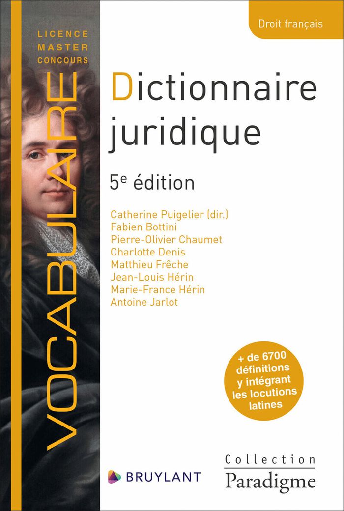 Couverture du livre « Dictionnaire juridique », librairie Les Contes Infusés à Corte