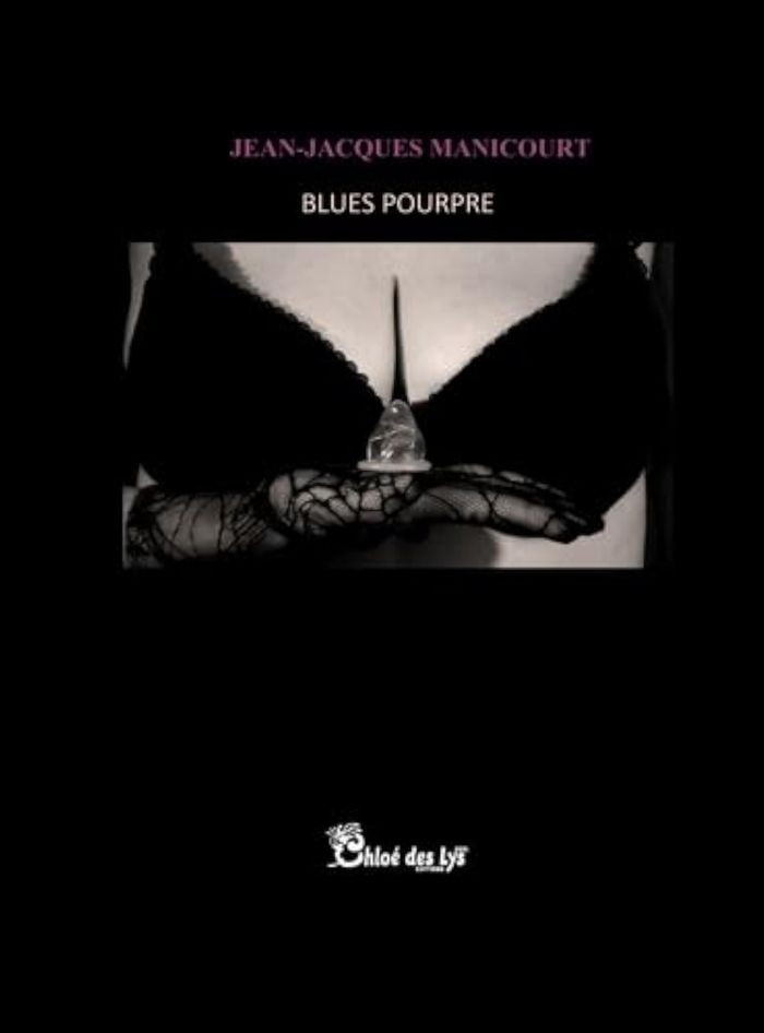 Couverture du livre « BLUES POURPRE » de J-J. Manicourt, librairie Les Contes Infusés à Corte