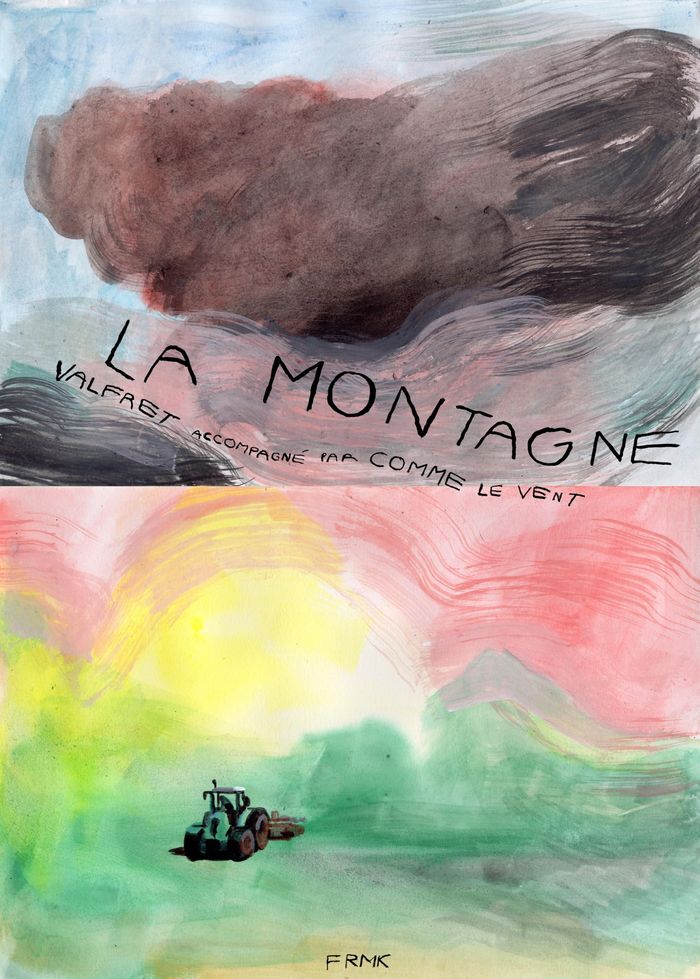 Couverture du livre « La montagne » de Valfret, librairie Les Contes Infusés à Corte