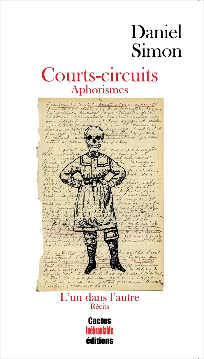 Couverture du livre « Courts-circuits : aphorismes » de Daniel Simon, librairie Les Contes Infusés à Corte