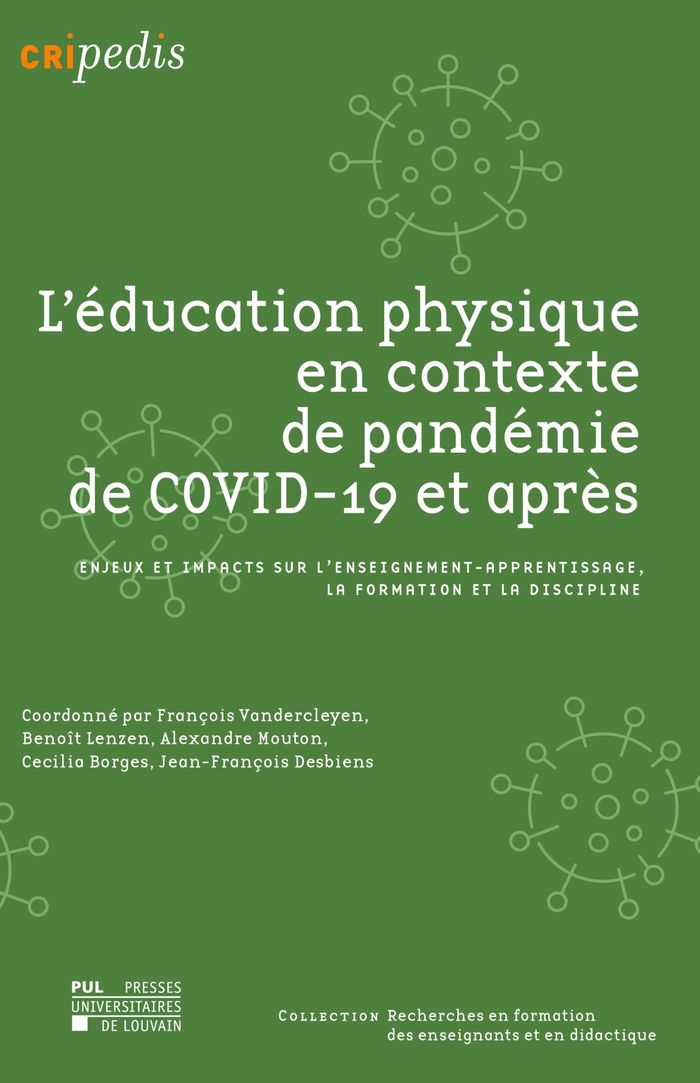 Couverture du livre « L'EDUCATION PHYSIQUE EN CONTEXTE DE PANDEMIE DE COVID-19 ET APRES : ENJEUX ET IMPACTS SUR L'ENSEIGNE » de Borges Cecilia, librairie Les Contes Infusés à Corte
