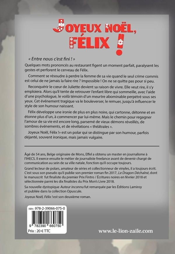 Quatrième de couverture de « JOYEUX NOEL, FELIX ! »