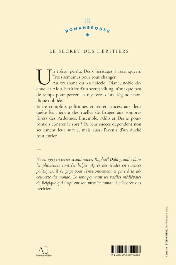 Quatrième de couverture de « LE SECRET DES HERITIERS »