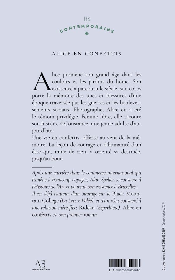 Quatrième de couverture de « ALICE EN CONFETTIS »