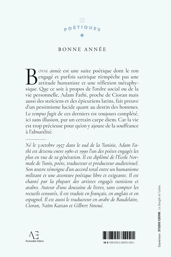 Quatrième de couverture de « BONNE ANNEE »