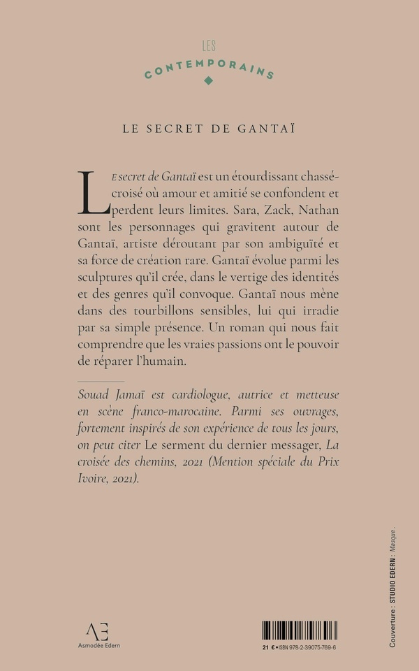 Quatrième de couverture de « LE SECRET DE GANTAI »