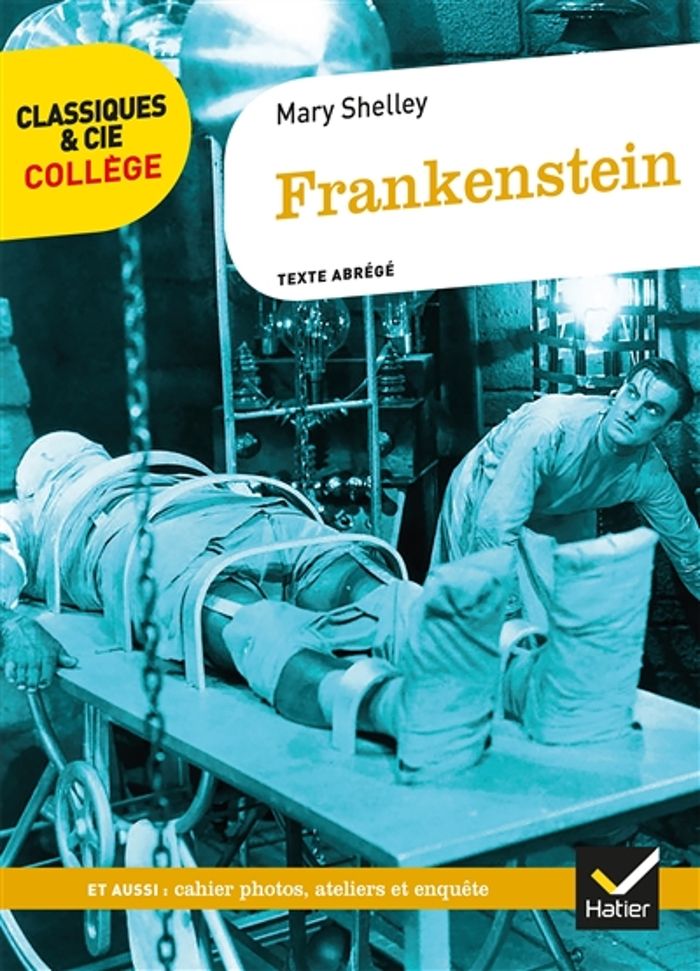 Couverture du livre « Frankenstein : 1818 » de Mary Wollstonecraft Shelley, librairie Les Contes Infusés à Corte