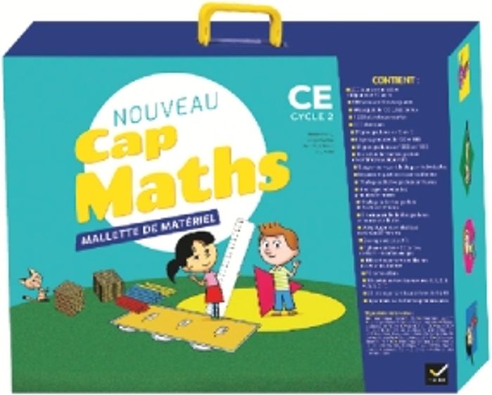 Couverture du livre « CAP MATHS CE1/CE2 ED. 2020 - MALLETTE DE MATERIEL POUR LA CLASSE » de Charnay/dussuc, librairie Les Contes Infusés à Corte