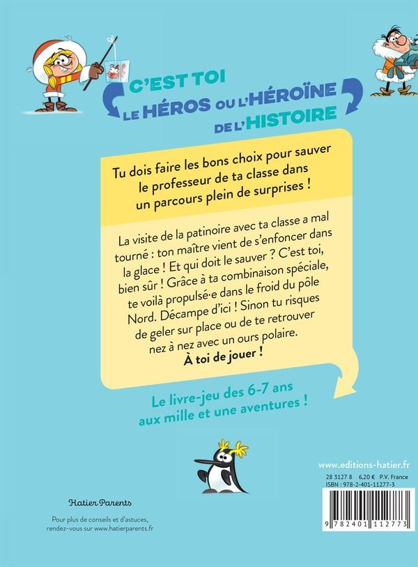 Quatrième de couverture de « Mission pôle Nord ! »