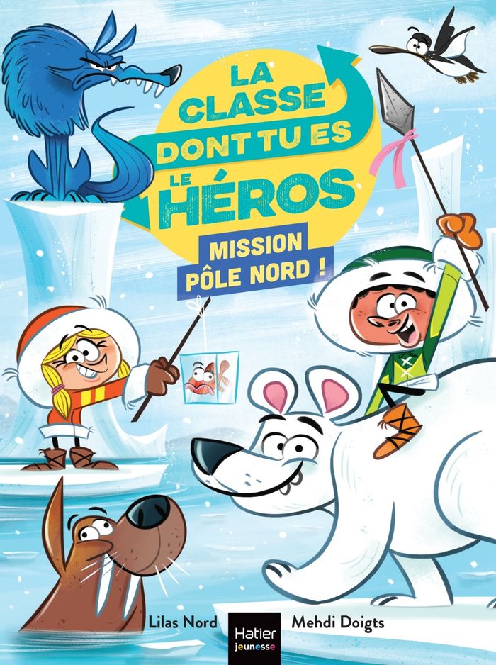 Couverture du livre « Mission pôle Nord ! » de Lilas Nord, librairie Les Contes Infusés à Corte