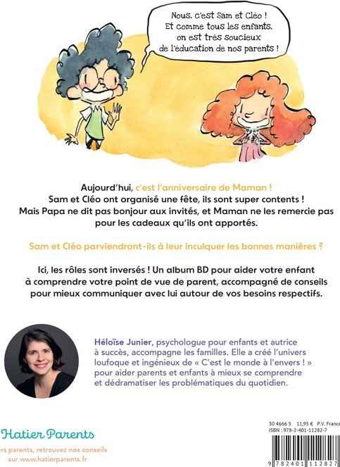 Quatrième de couverture de « C'est le monde à l'envers ! : c'est quoi le mot magique ? »