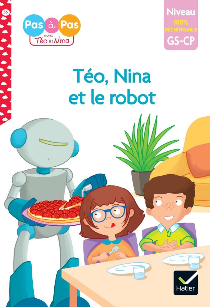Couverture du livre « Téo, Nina et le robot » de Isabelle Chavigny, librairie Les Contes Infusés à Corte
