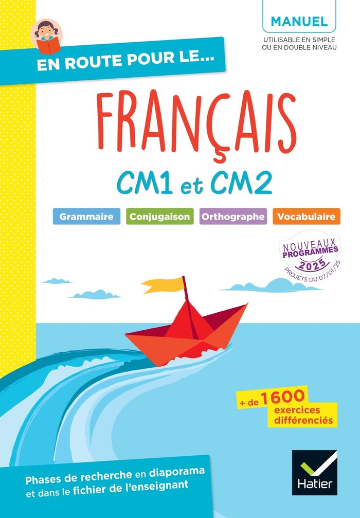 Couverture du livre « Français ! : CM1 et CM2 », librairie Les Contes Infusés à Corte