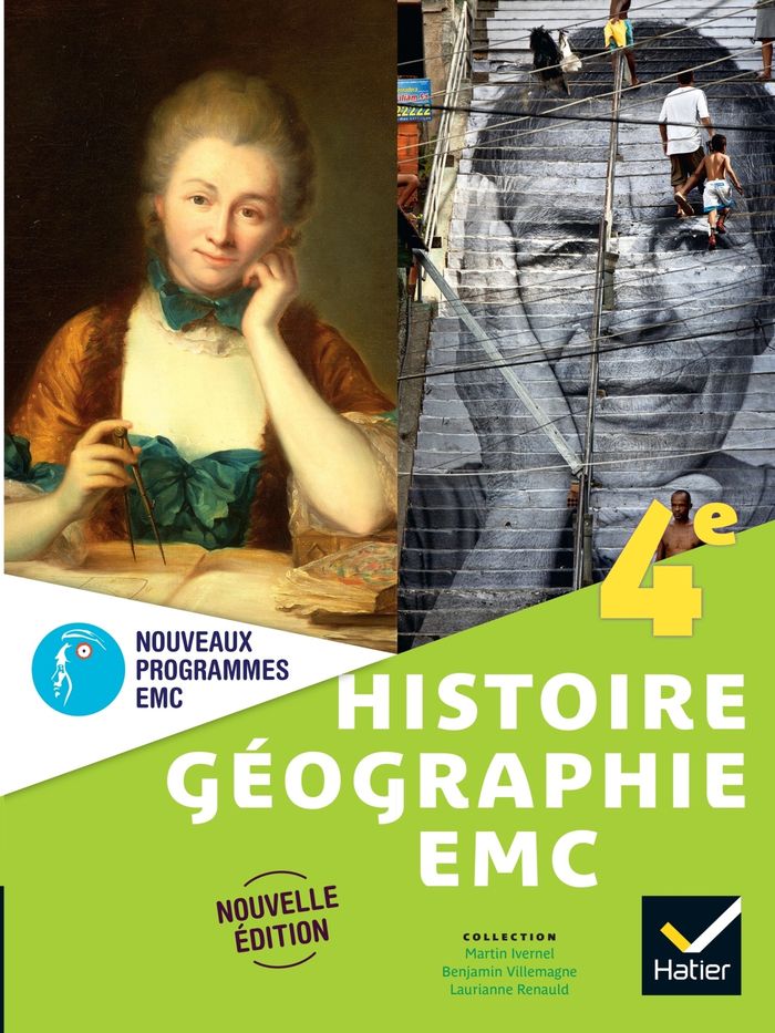 Couverture du livre « Histoire-géographie, EMC, 4e : nouveaux programmes EMC », librairie Les Contes Infusés à Corte