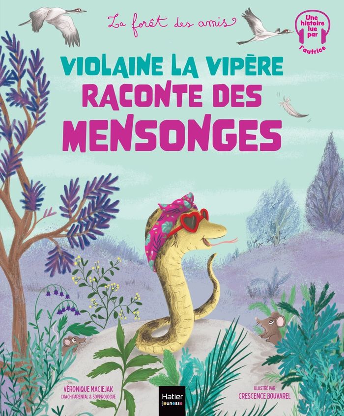 Couverture du livre « Violaine la vipère raconte des mensonges » de Véronique Maciejak, librairie Les Contes Infusés à Corte