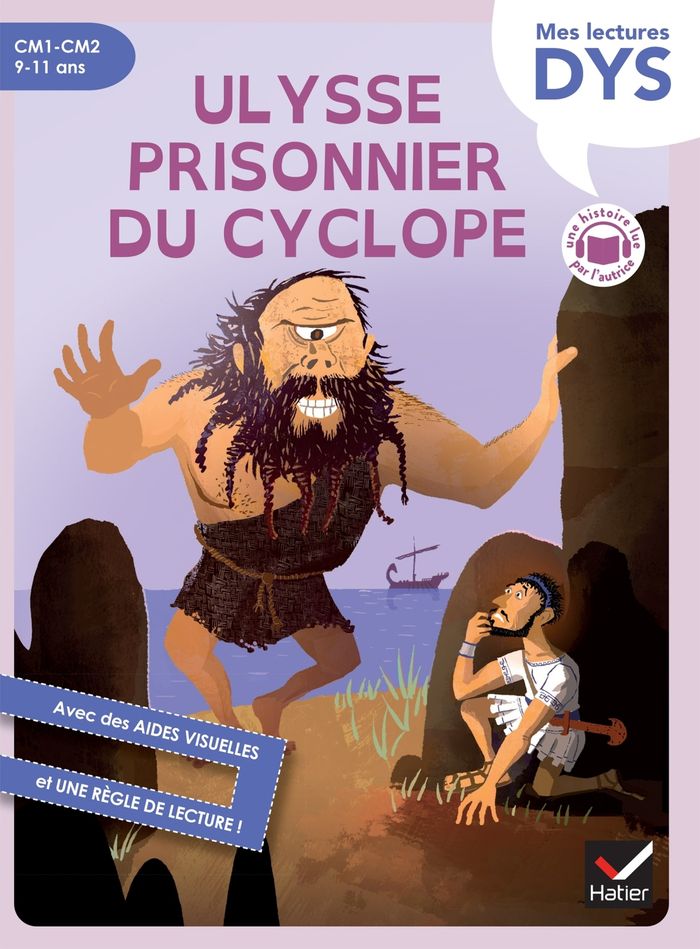 Couverture du livre « Ulysse prisonnier du cyclope » de Hélène Kérillis, librairie Les Contes Infusés à Corte