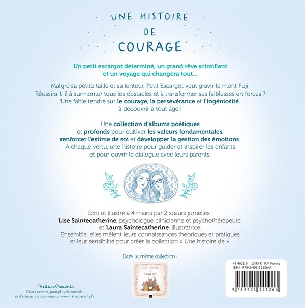 Quatrième de couverture de « Une histoire de courage »