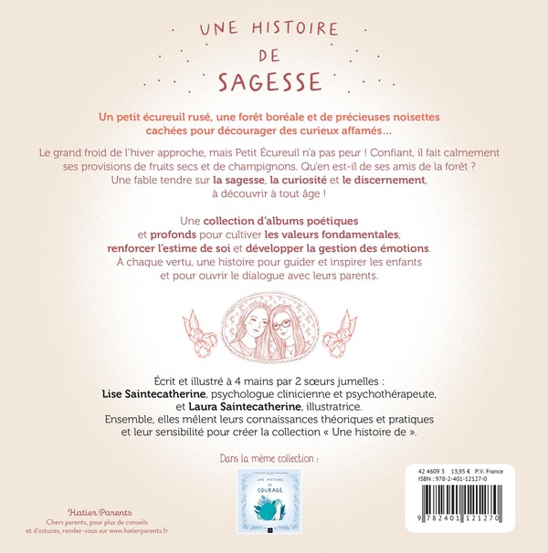 Quatrième de couverture de « Une histoire de sagesse »