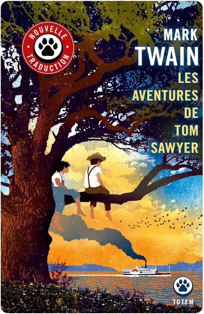Couverture du livre « LES AVENTURES DE TOM SAWYER » de Mark Twain, librairie Les Contes Infusés à Corte