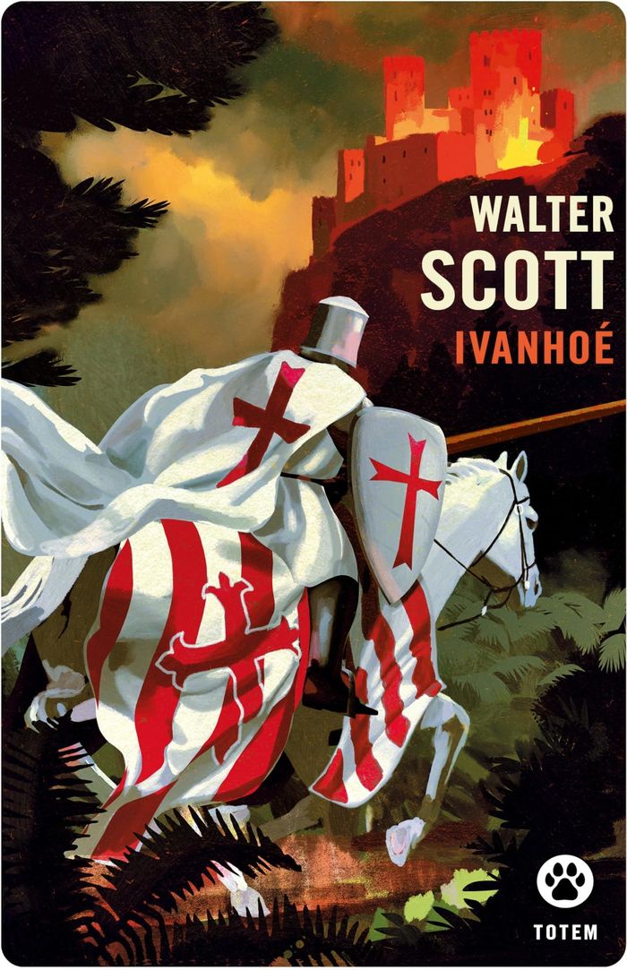 Couverture du livre « IVANHOE » de Walter Scott, librairie Les Contes Infusés à Corte