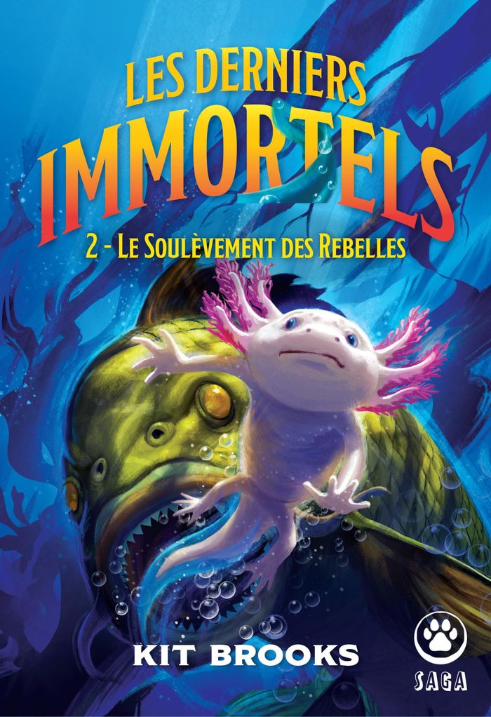 Couverture du livre « LES DERNIERS IMMORTELS - T2 - LE SOULEVEMENT DES REBELLES » de Kit Brooks, librairie Les Contes Infusés à Corte