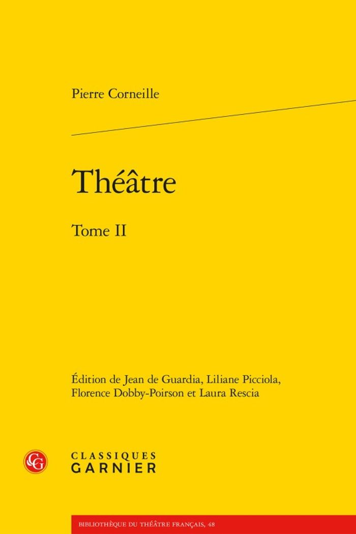 Couverture du livre « Théâtre » de Pierre Corneille, librairie Les Contes Infusés à Corte