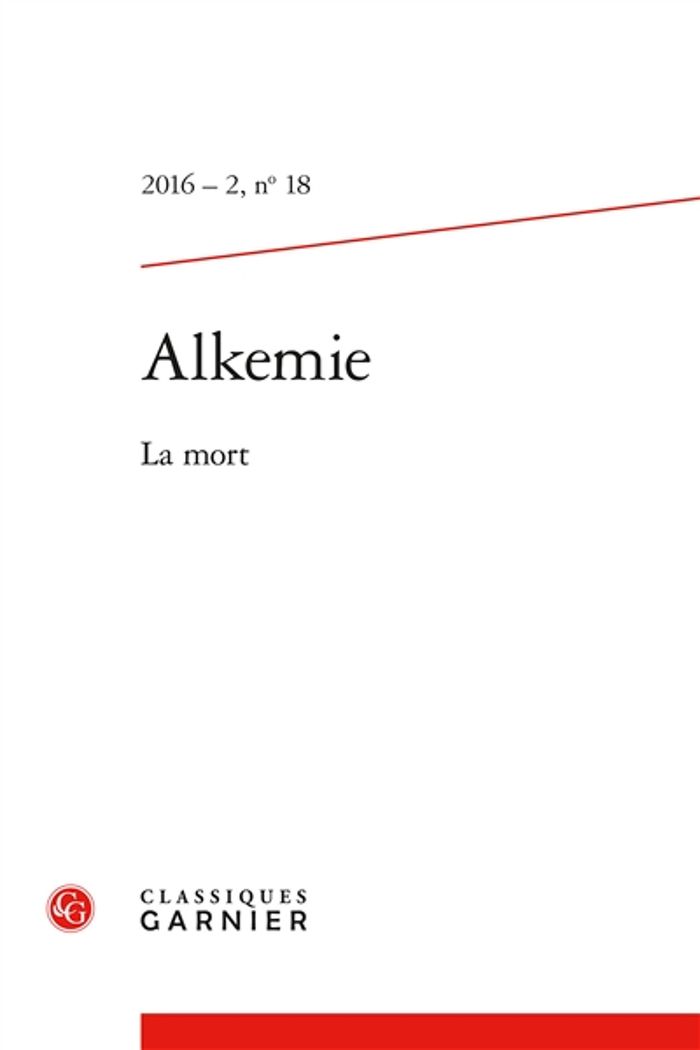 Couverture du livre « ALKEMIE - 2016 - 2, N 18 - LA MORT » de M-G. Stnisor, librairie Les Contes Infusés à Corte